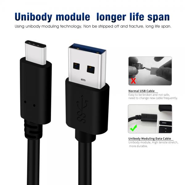 Picture of USB 3.0 Type C cable PVC（black）